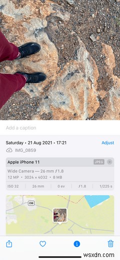 iOS 15で写真の撮影日時・位置情報を編集する方法