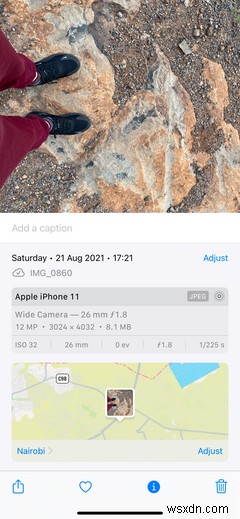 iOS 15で写真の撮影日時・位置情報を編集する方法