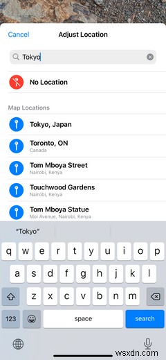 iOS 15で写真の撮影日時・位置情報を編集する方法