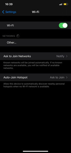iPhone・iPad・iPod touchで非表示のWi-Fiネットワークに接続する方法