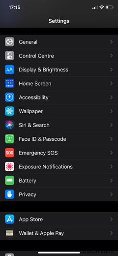 iPhoneの自動明るさ(True Tone)をオフにする方法