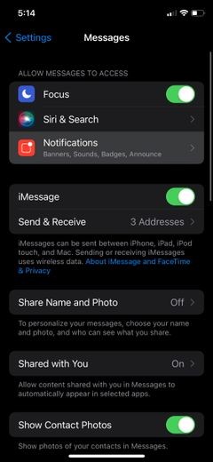 【iPhone】メッセージの通知音が2回鳴るのを止める方法