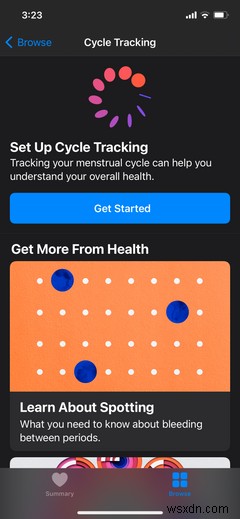 iPhoneのヘルスケアアプリで月経周期を記録・管理する方法