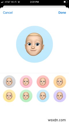iPhoneの連絡先にMemojiを設定する方法