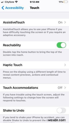 AssistiveTouchでiPhoneの仮想ホームボタンを使う方法