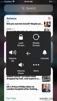 AssistiveTouchでiPhoneの仮想ホームボタンを使う方法