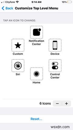 AssistiveTouchでiPhoneの仮想ホームボタンを使う方法