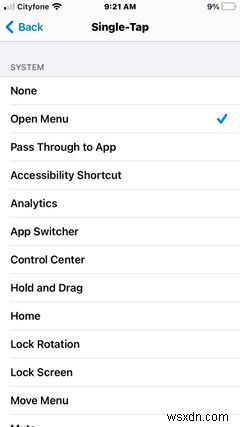 AssistiveTouchでiPhoneの仮想ホームボタンを使う方法