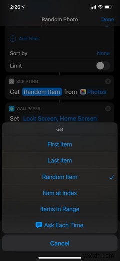 スケジュールに従ってiPhoneの壁紙を自動的に変更する方法