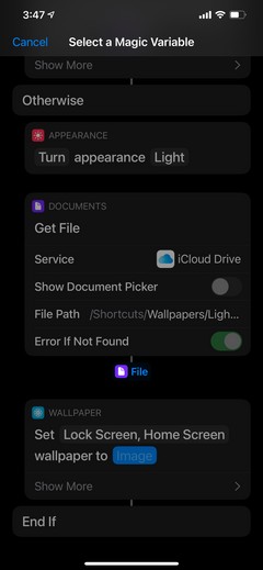 スケジュールに従ってiPhoneの壁紙を自動的に変更する方法