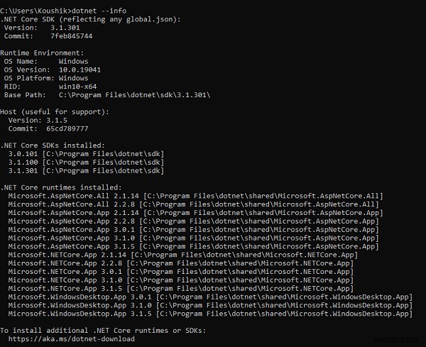 C#/.NET Coreがインストールされているか確認する方法|dotnetコマンドの使い方を解説