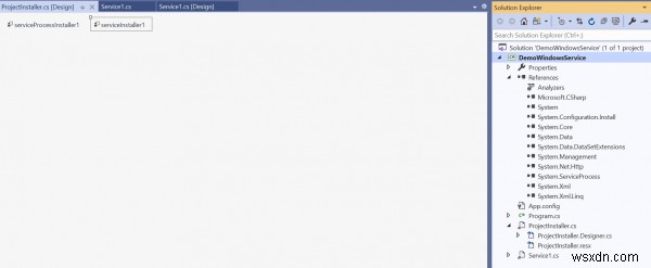 C#でコマンドプロンプトを使ってWindowsサービスをインストールする手順