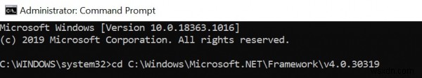 C#でコマンドプロンプトを使ってWindowsサービスをインストールする手順