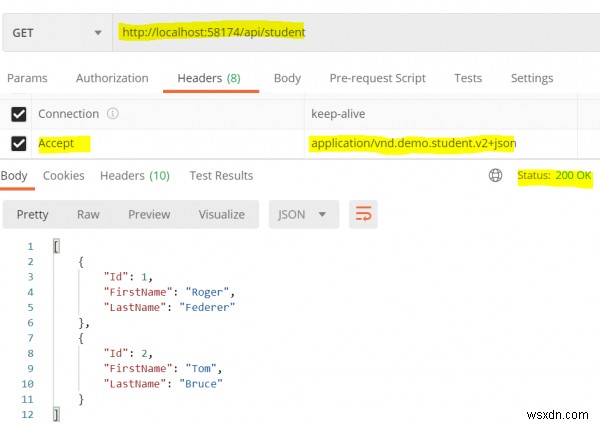 C# ASP.NET WebAPIでカスタムメディアタイプを使ったバージョニングの実装方法