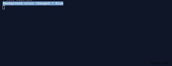 C#コンソールでテキストの背景色を変更する方法