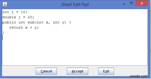Java 9のJShellで使える「/edit」コマンドの種類と使い方