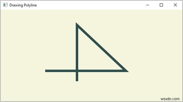 JavaFXでポリライン(Polyline)を作成する方法をわかりやすく解説