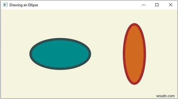 JavaFXで楕円(Ellipse)を描画する方法を初心者向けに解説