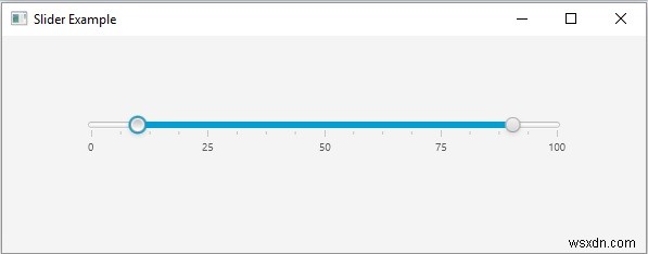 【JavaFX】2つのつまみを持つスライダー(RangeSlider)を作成する方法