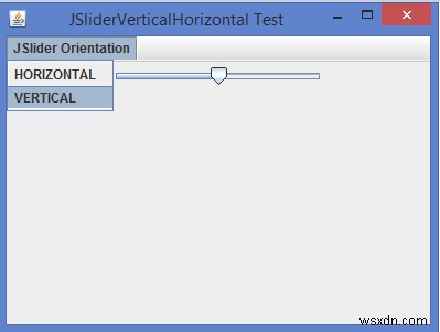 JavaでJSliderの向き(水平・垂直)をプログラムで切り替える方法