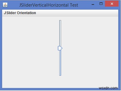 JavaでJSliderの向き(水平・垂直)をプログラムで切り替える方法