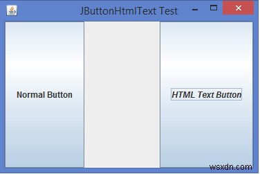 Java SwingのJButtonでHTMLテキストを実装する方法