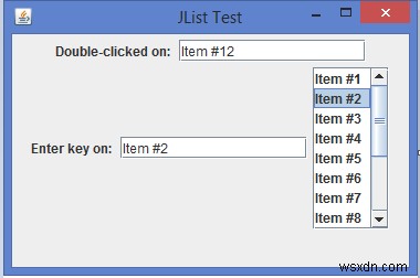 JavaのJListでダブルクリックとEnterキーイベントを検出・処理する方法