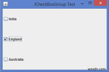 Java SwingのJCheckBoxで一度に1つの項目だけを選択する方法（ButtonGroupの使い方）