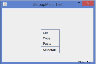 JavaのJPopupMenuで右クリックメニュー(コンテキストメニュー)を実装する方法