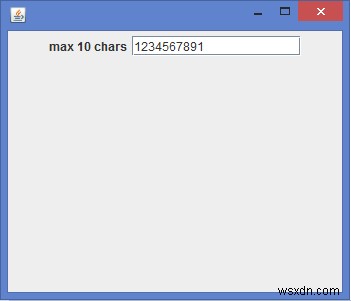JavaでJTextFieldに入力できる文字数を制限する方法(PlainDocument活用)