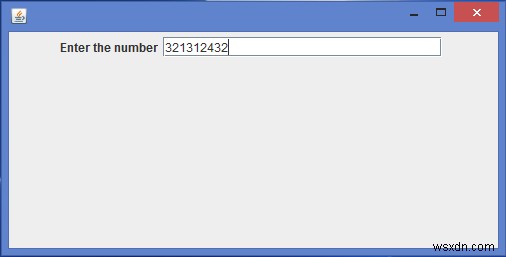 JavaでJTextFieldに数値のみ入力できるようにする方法