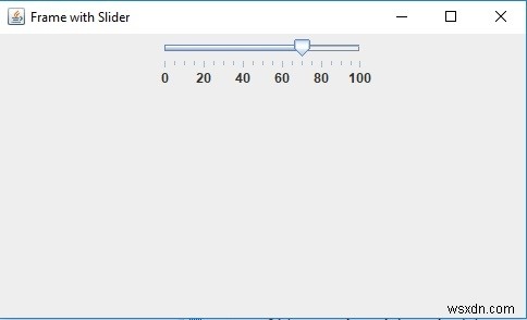 JavaのJSliderでエクステント（extent）を設定する方法