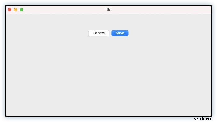 macOSでTkinterのボタンを強調表示する方法