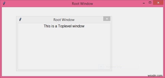 Python Tkinterでルートウィンドウを基準にToplevelウィジェットを配置する方法