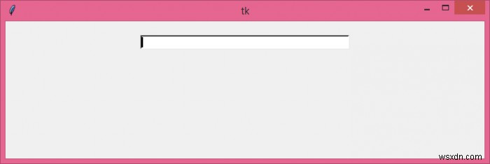 tkinterのEntryウィジェットに一時的なテキスト(プレースホルダー)を表示する方法