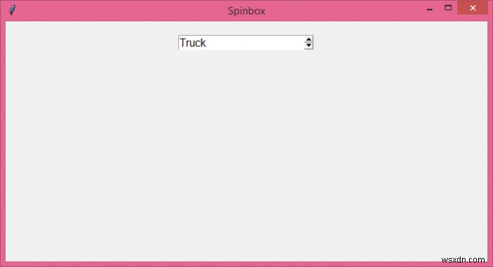 TkinterのSpinboxでデフォルトの文字列値を設定する方法