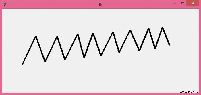 【Python】tkinterでマウスのクリック座標に沿って線を描画する方法
