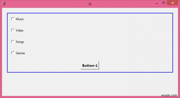 Python Tkinterでフレームの周りに境界線（枠線）を表示する方法