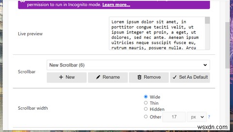 Custom Scrollbars拡張機能でGoogle Chromeのスクロールバーを自由にカスタマイズする方法
