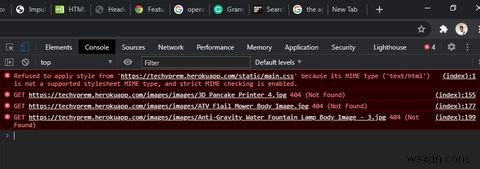 Chrome DevToolsでWebサイトの問題をトラブルシューティングする方法