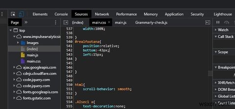 Chrome DevToolsでWebサイトの問題をトラブルシューティングする方法