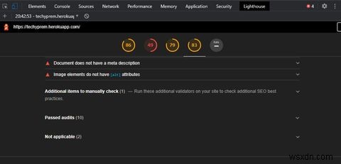Chrome DevToolsでWebサイトの問題をトラブルシューティングする方法