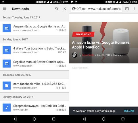 AndroidでWebページをオフライン保存する4つの方法【Chrome・Pocket・Opera Mini・PDF】