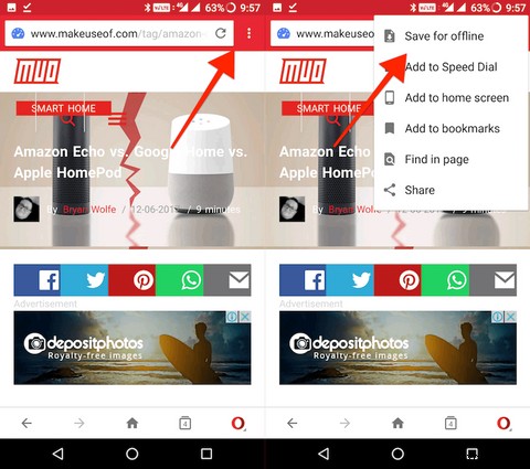 AndroidでWebページをオフライン保存する4つの方法【Chrome・Pocket・Opera Mini・PDF】