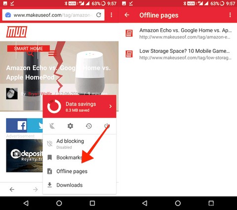 AndroidでWebページをオフライン保存する4つの方法【Chrome・Pocket・Opera Mini・PDF】