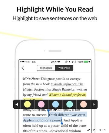 WebもスマホもOK!ハイライトツール「Liner」で読んだ内容を記憶に残す方法
