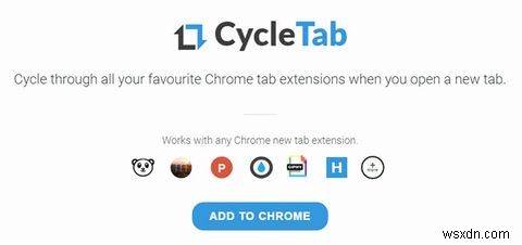 Chromeの新規タブ拡張機能を自由に切り替える方法「CycleTab」