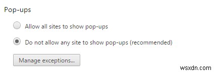 Chromeでポップアップを永続的に許可する方法
