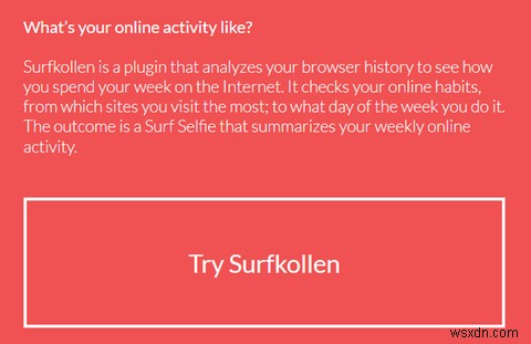 1週間のネット利用がひと目でわかる!美しいグラフで見せるブラウザアドオン「Surfkollen」