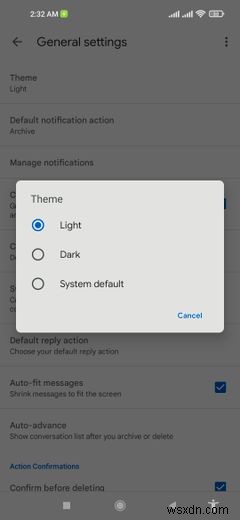 【PC・スマホ対応】Gmailでダークモードを有効にする方法